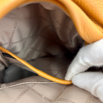 MICHAEL KORS レザー リュック スレイター 30T0G04B0L イエロー マイケルコース 【101062964006】