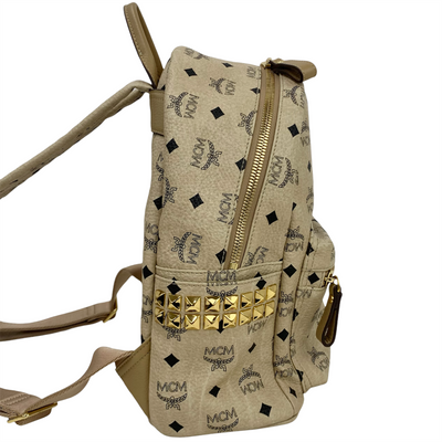MCM スタークサイドスタッズ リュック MMK3AVE37IG001 ベージュ バックパック エムシーエム 【101063224008】