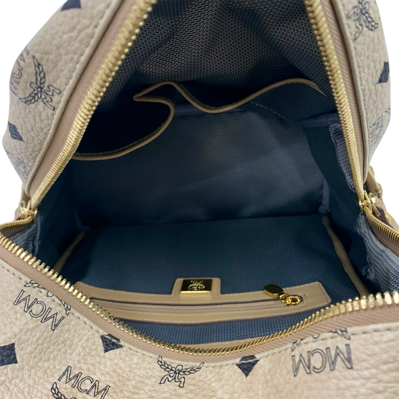 MCM スタークサイドスタッズ リュック MMK3AVE37IG001 ベージュ バックパック エムシーエム 【101063224008】