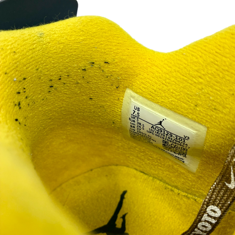 NIKE AIR JORDAN 4 RETRO(エア ジョーダン 4 レトロ) AQ9129-101 サイズ24.5cm Vivid Sulfur ナイキ 【101063263002】