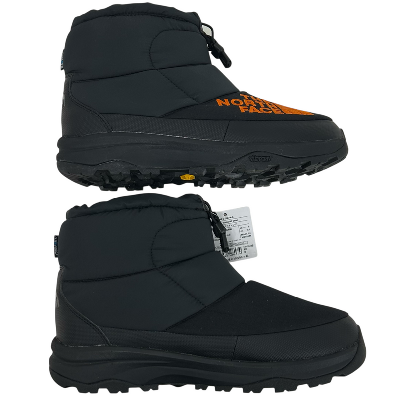 THE NORTH FACE×BEAMS 別注 ヌプシブーティ ウォータープルーフ ショート NF51874B サイズ26cm ブラック×オレンジ 18年AWモデル ノースフェイス×ビームス 【101063279002】