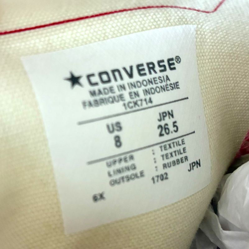 CONVERSE ADDICT CHUCK TAYLOR CANVAS HI 1CK714 サイズ26.5cm ピンク 2017年4月発売 コンバース アディクト 【101063330006】