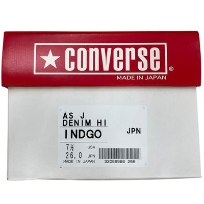 CONVERSE ALL STAR(オールスター) DENIM HI 50H01 サイズ26cm インディゴ コンバース 【101063332006】