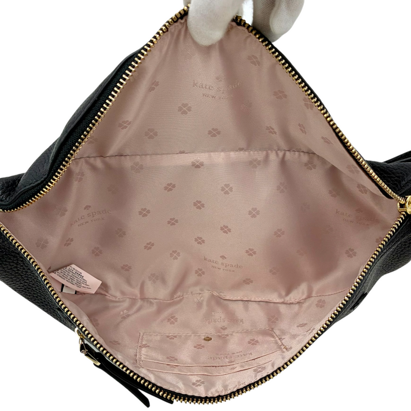 kate spade レザー ボディバッグ PXRUA365 ブラック ケイトスペード 【101063341006】