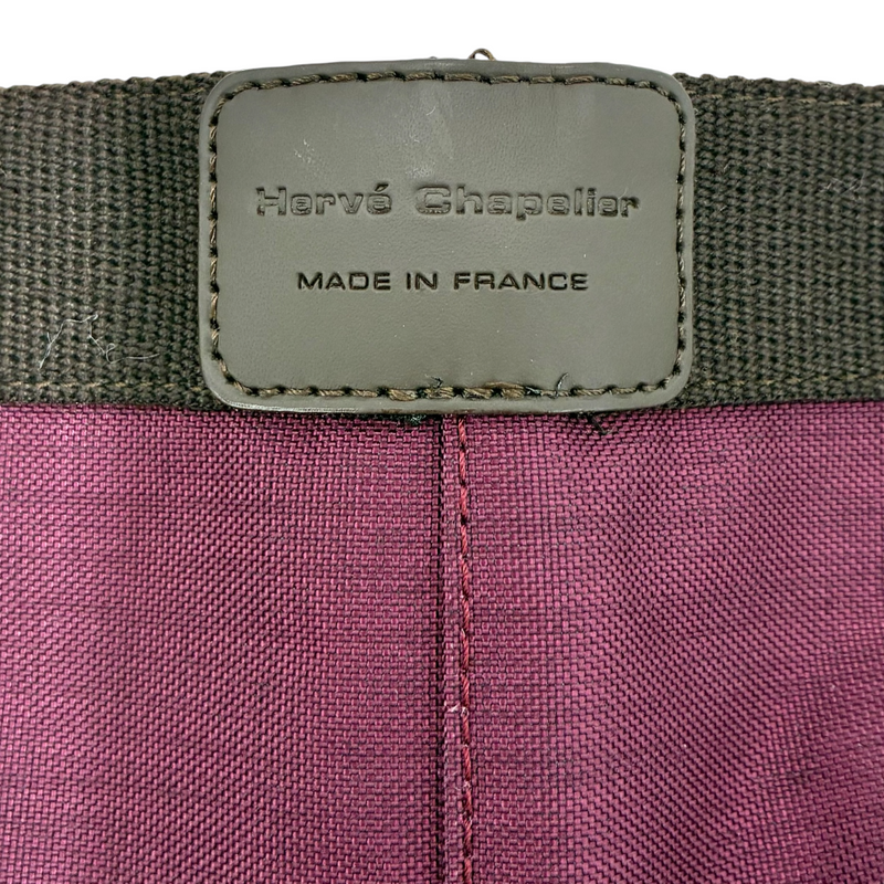 Herve Chapelier コーデュラ舟形トートL 725C オベルジーヌ×モカ 完売カラー エルベシャプリエ 【101063424007】