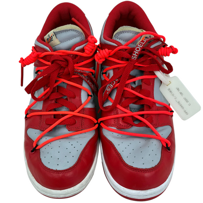 Off-White×NIKE Dunk Low(ダンク ロー) CT0856-600 サイズ27.5cm University Red/Wolf Grey オフホワイト×ナイキ 【101063450008】