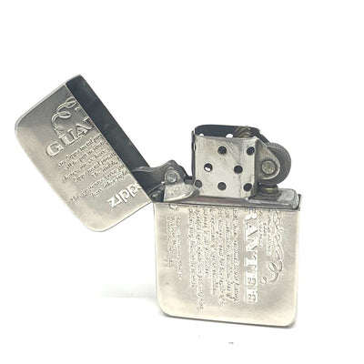 ZIPPO  GUARANTEE ジッポー　ギャランティー　1941　レプリカ　アメリカ製　シルバーカラー　箱あり 【101063472001】