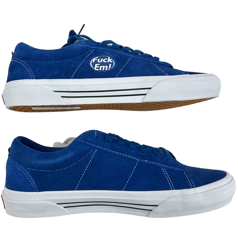 Supreme×VANS Skate Sid(シド) S Supreme Fuck Em Blue スエードスニーカー VN000MQ8CJF サイズ27.5cm シュプリーム×バンズ 【101063565002】