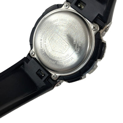 G-SHOCK 腕時計 GM-110-1AJF 5553 ブラック×シルバー クォーツ SS×樹脂バンド CASIO カシオ  【101063574003】