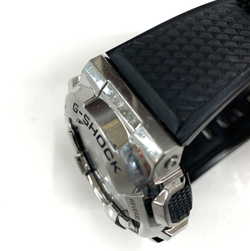 G-SHOCK 腕時計 GM-110-1AJF 5553 ブラック×シルバー クォーツ SS×樹脂バンド CASIO カシオ  【101063574003】