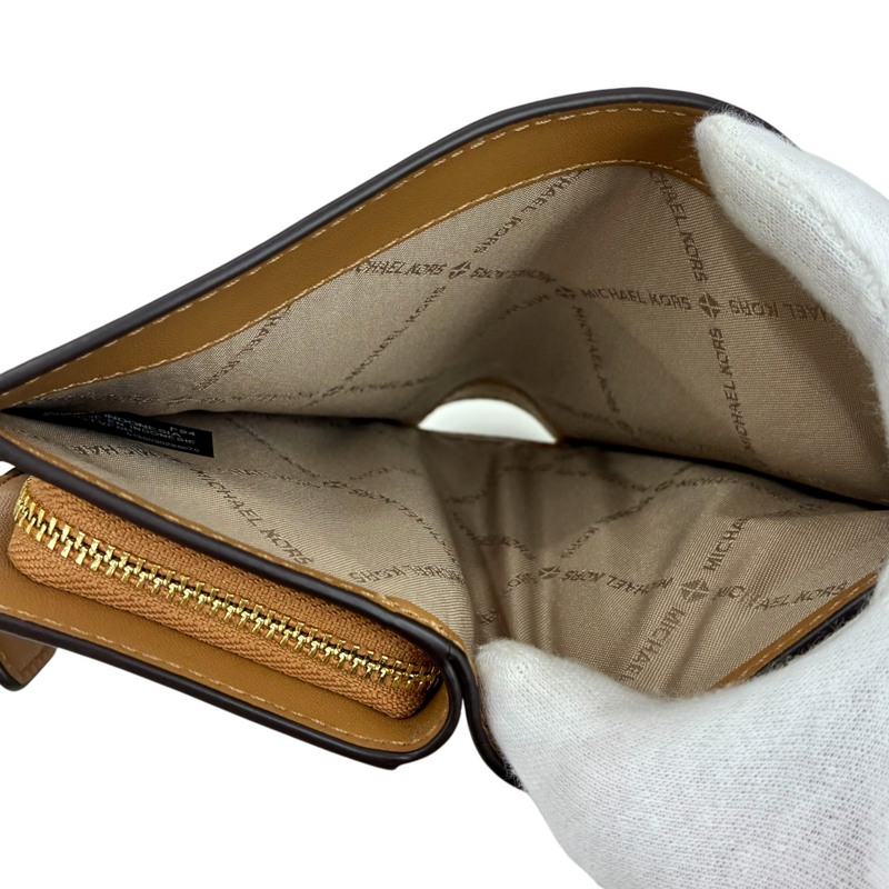 MICHAEL KORS JET SET 二つ折り財布 35F4GTVF6B バイカラー マイケルコース 【101063590006】