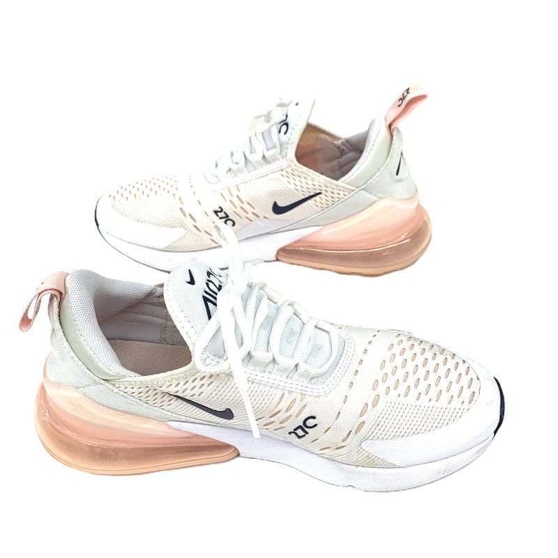 NIKE(ナイキ)エアマックス270   24.5cm White/Atmosphere(ホワイト×ピンク) AH6789-110 レディース スニーカー シューズ 【101063608003】