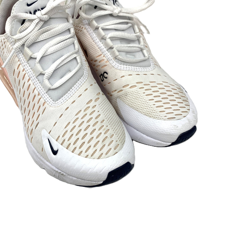 NIKE(ナイキ)エアマックス270   24.5cm White/Atmosphere(ホワイト×ピンク) AH6789-110 レディース スニーカー シューズ 【101063608003】