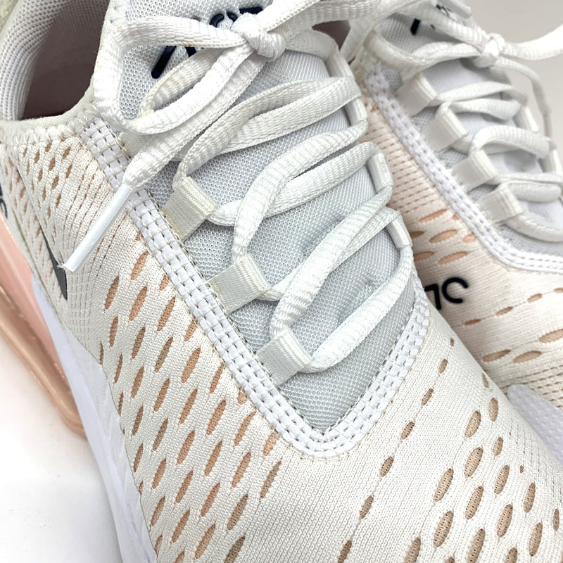 NIKE(ナイキ)エアマックス270   24.5cm White/Atmosphere(ホワイト×ピンク) AH6789-110 レディース スニーカー シューズ 【101063608003】