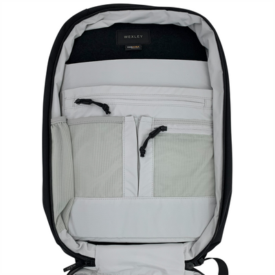 WEXLEY 17L Slim Pack(スリムパック) 1680Dコーデュラバリスティックナイロン ブラック  バックパック ウェクスレイ 【101063626008】