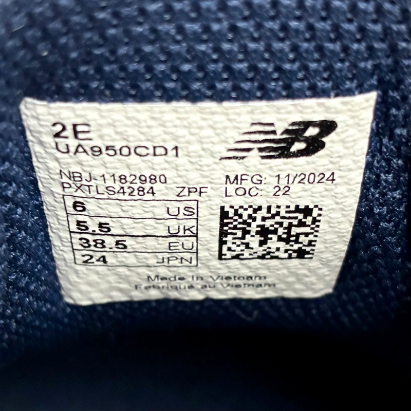 New Balance スニーカー UA950CD1 サイズ24cm ネイビー ニューバランス 【101063644008】