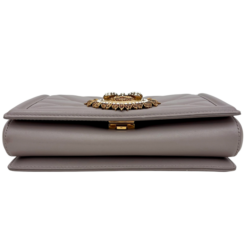 DOLCE&GABBANA DEVOTION ナッパレザークロスボディバッグ BB6652 ドルチェ&ガッバーナ 【101063675002】