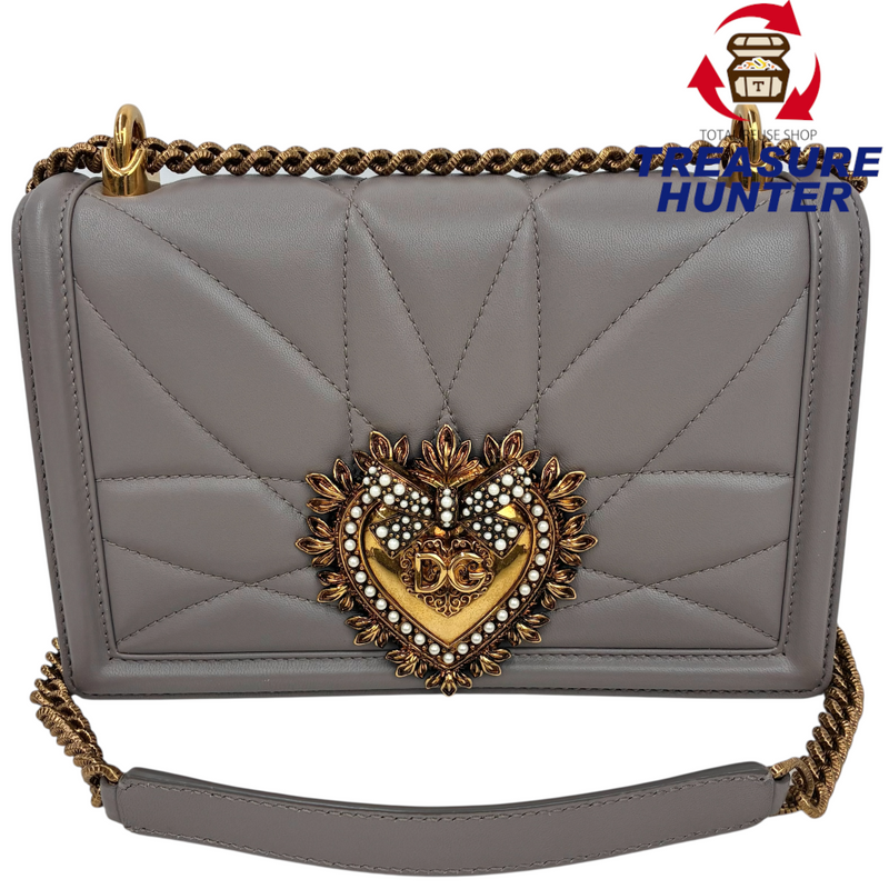 DOLCE&GABBANA DEVOTION ナッパレザークロスボディバッグ BB6652 ドルチェ&ガッバーナ 【101063675002】