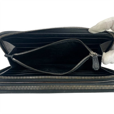 Berluti カリグラフィ ダブルラウンドファスナー長財布 ブラウン ベルルッティ 【101063713008】