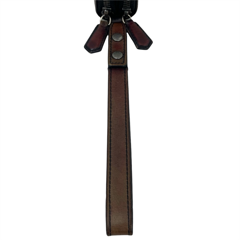 Berluti カリグラフィ ダブルラウンドファスナー長財布 ブラウン ベルルッティ 【101063713008】