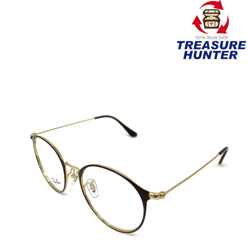 Ray-Ban(レイバン)　メガネフレーム　RB6378　F2905  ブラウン/ゴールド　51□21　145　アウトレット品　ケース付 【101063723001】