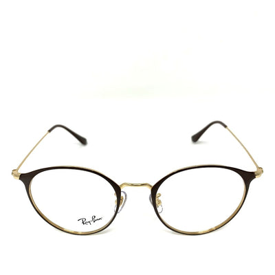 Ray-Ban(レイバン)　メガネフレーム　RB6378　F2905  ブラウン/ゴールド　51□21　145　アウトレット品　ケース付 【101063723001】