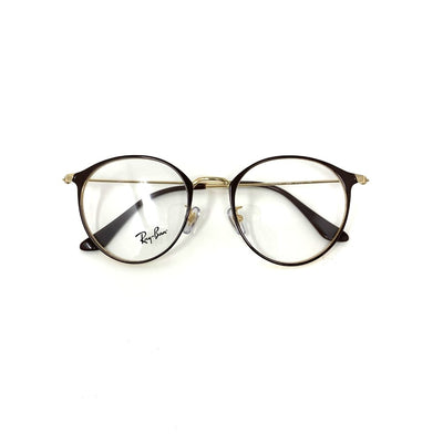 Ray-Ban(レイバン)　メガネフレーム　RB6378　F2905  ブラウン/ゴールド　51□21　145　アウトレット品　ケース付 【101063723001】
