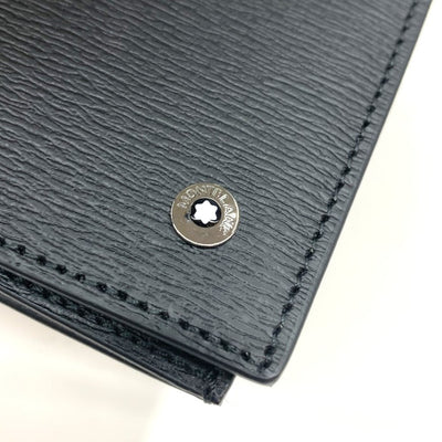 MONTBLANC(モンブラン)　ウエストサイド　カードケース　114697 レザー ブラック 未使用保管品 【101063774005】