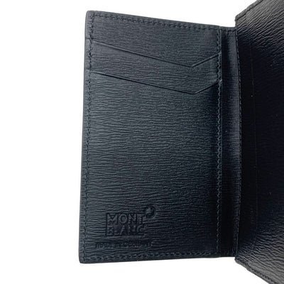 MONTBLANC(モンブラン)　ウエストサイド　カードケース　114697 レザー ブラック 未使用保管品 【101063774005】