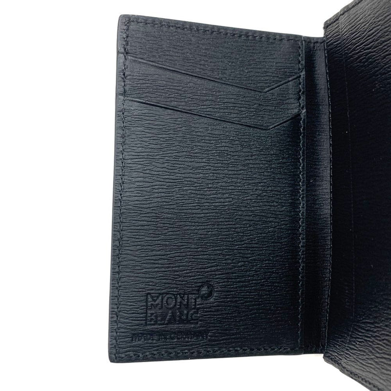 MONTBLANC(モンブラン)　ウエストサイド　カードケース　114697 レザー ブラック 未使用保管品 【101063774005】