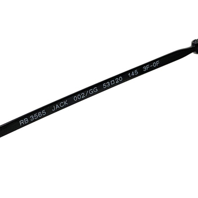 Ray-Ban(レイバン)　サングラス/メガネ　トランジションズ搭載　RB3565 53□20　145　ポリッシュブラック×クリア/ブルー系レンズ　 【101063853001】