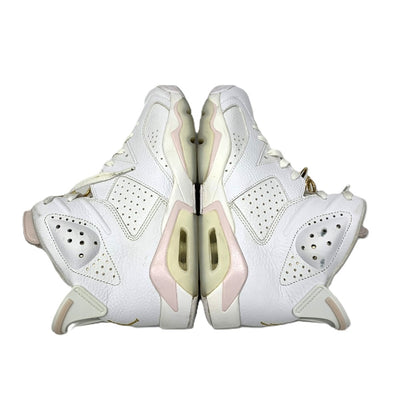 NIKE(ナイキ) ウィメンズ エアジョーダン6 Gold Hoops サイズ27.0ｃｍ DH9696-100 WHITE/SAIL-METALLIC GOLD-BARELY ROSE 【101063861005】