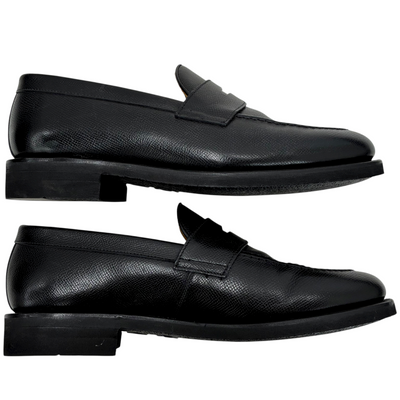 Berwick シボ革 ローファー 5260 サイズ26cm ブラック バーウィック 【101063907002】