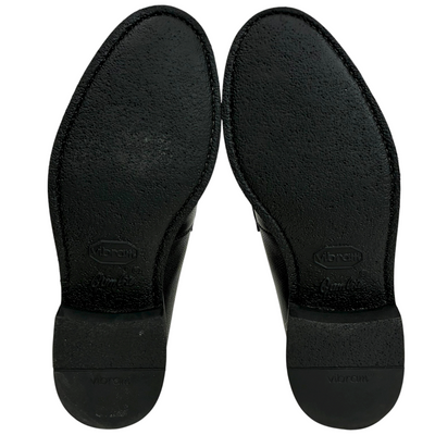 Berwick シボ革 ローファー 5260 サイズ26cm ブラック バーウィック 【101063907002】