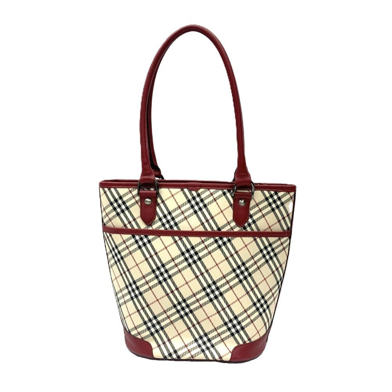 BURBERRY(バーバリー)　ショルダーバッグ　ハンドバッグ　ノバチェック　レッド/ベージュ　レディース バッグ 【101063979008】