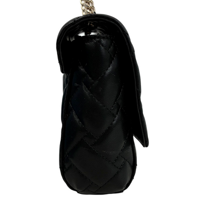 GUESS 2wayチェーンショルダーキルティングバッグ QG900421 ブラック ゲス 【101064009008】