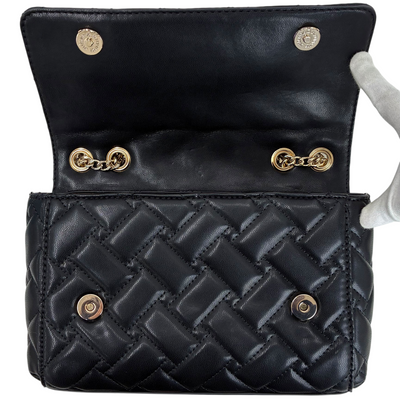 GUESS 2wayチェーンショルダーキルティングバッグ QG900421 ブラック ゲス 【101064009008】