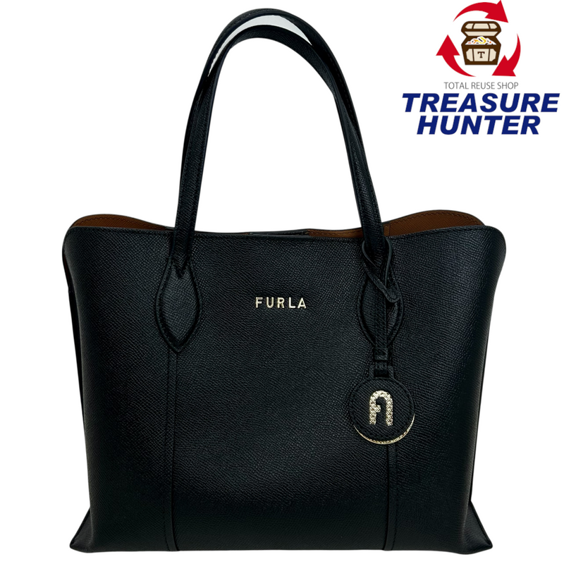 FURLA トートバッグ ヴィットリア M WB00420 ブラック フルラ 【101064026006】