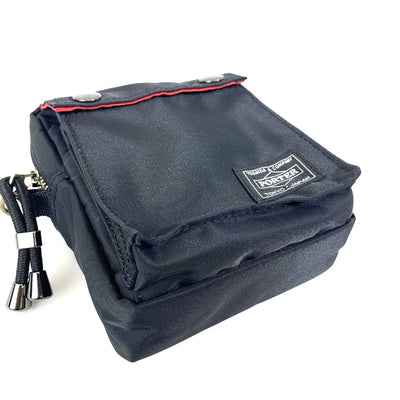 PORTER(ポーター)エルファイン ミニショルダーバッグ ブラック ナイロン383-06694  【101064073005】