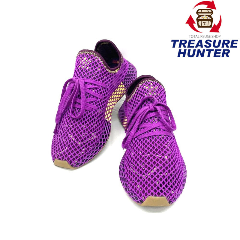 adidas × DRAGON BALL Z スニーカー セル戦・孫悟飯モデル サイズ27.5ｃｍ DEERUPT パープル D97052 メンズ シューズ 【101064095005】
