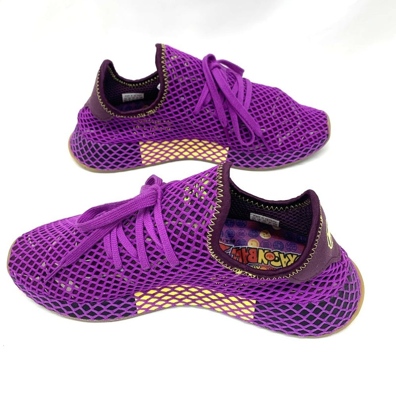 adidas × DRAGON BALL Z スニーカー セル戦・孫悟飯モデル サイズ27.5ｃｍ DEERUPT パープル D97052 メンズ シューズ 【101064095005】