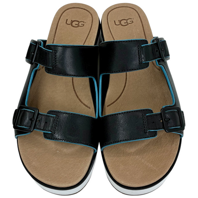 UGG W HANNELI サンダル 1016826 サイズ23cm ブラック アグ 【101064120006】