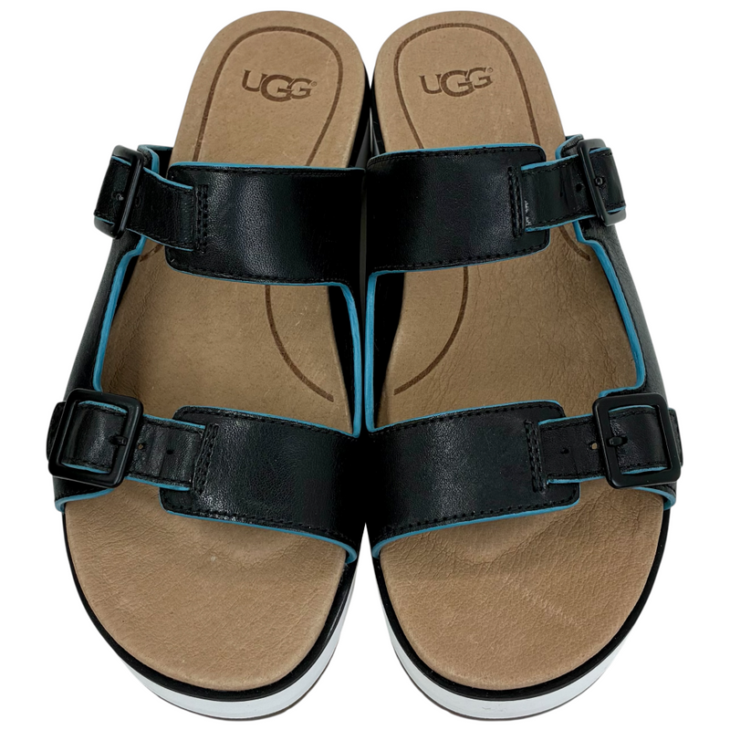 UGG W HANNELI サンダル 1016826 サイズ23cm ブラック アグ 【101064120006】