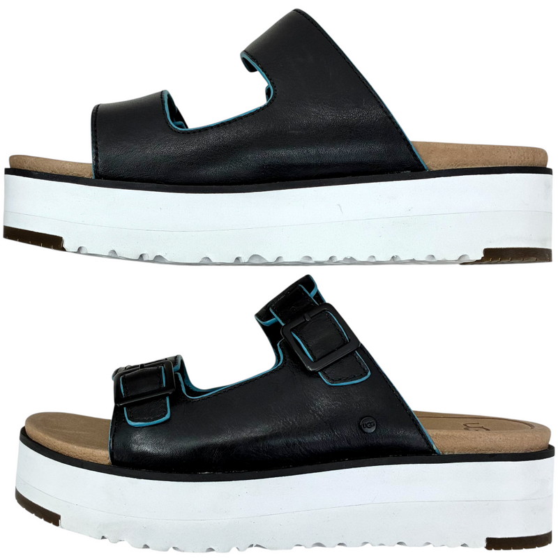 UGG W HANNELI サンダル 1016826 サイズ23cm ブラック アグ 【101064120006】