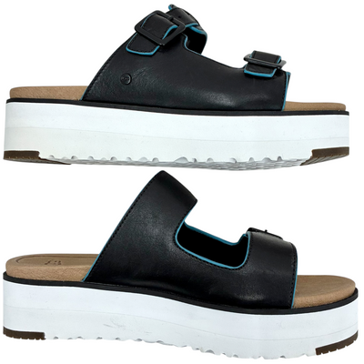 UGG W HANNELI サンダル 1016826 サイズ23cm ブラック アグ 【101064120006】