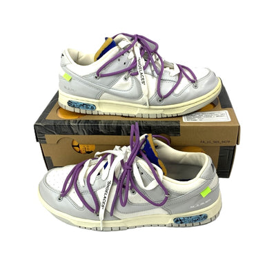 NIKE×OFF-WHITE(ナイキ×オフホワイト) DUNK LOW 1 OF 50  27.0cm  スニーカー セイル/ニュートラルグレー DM1602-107　メンズ 【101064122005】