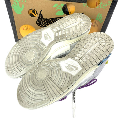 NIKE×OFF-WHITE(ナイキ×オフホワイト) DUNK LOW 1 OF 50  27.0cm  スニーカー セイル/ニュートラルグレー DM1602-107　メンズ 【101064122005】