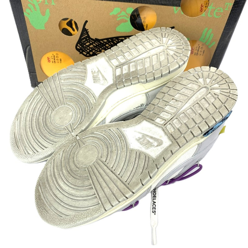 NIKE×OFF-WHITE(ナイキ×オフホワイト) DUNK LOW 1 OF 50  27.0cm  スニーカー セイル/ニュートラルグレー DM1602-107　メンズ 【101064122005】