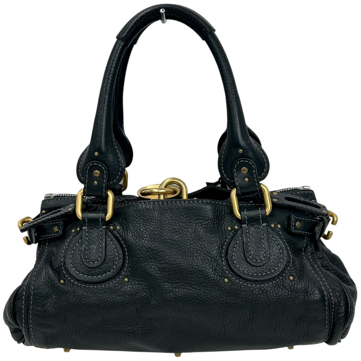 Chloe パディントン ハンドバッグ 南京錠 ブラック クロエ