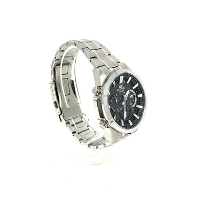 CASIO (カシオ)　腕時計　エディフィス　EQW-T630JD 　電波ソーラー　クロノグラフ　シルバー×ブラック文字盤　EDIFICE メンズ 【101064233005】
